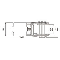 丸善織物 ラッシングベルト ラチェットバックル式 MLシリーズ ML25L-250ELS 1本（直送品）