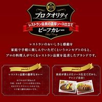 【アウトレット】ハウス食品 プロクオリテイビーフカレー４袋辛口Ｎ     1セット（3袋入）