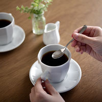 【アウトレット】コーヒースプーン・デザートフォークセット 燕三条製 Aー78224 1個（各4本組） アーネスト