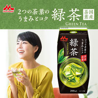森永乳業 森永 緑茶 200ml 1箱（24本入）