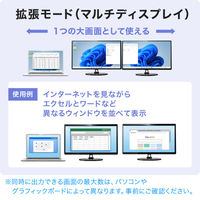 サンワサプライ USB Type CーHDMI変換アダプタ(2ポート/4K対応) AD-ALCMST2HD2 1個（直送品）