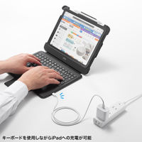 サンワサプライ iPad 第10世代・A16専用ケース付き一体型キーボード SKB-IP8BK 1個