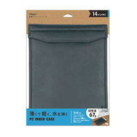 ナカバヤシ 14インチタブレット用 インナーケース タイベック ブラック SZC-FC142406BK 1個