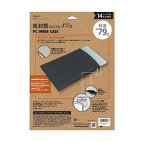ナカバヤシ 14インチタブレット用 インナーケース ウォッシャブルペーパー ブラック SZC-FC142405BK 1個