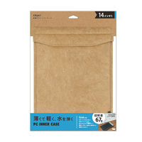 ナカバヤシ 14インチタブレット用 インナーケース タイベック ベージュ SZC-FC142406BG 1個