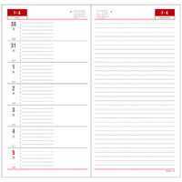 ダイゴー 【2026年版】アポイント デスク スリム 1週間+横罫 月曜始 ブラック E1039 1冊（直送品）