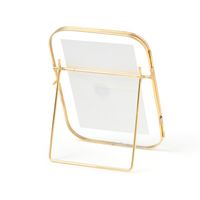 ガラスフォトフレームL版 ゴールド studio CLIP