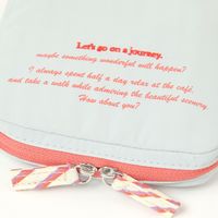 アクセサリーポーチ(GO ON THE JOURNEY) ブルー studio CLIP