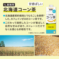 ポッカサッポロフード＆ビバレッジ 業務用 北海道コーン茶 1L 1セット（12本）