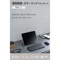 エレコム 13インチiPad Air(M3/M2) フラップケース 薄型軽量 TB-A25XWVFCGB 1個