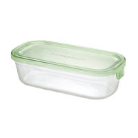耐熱ガラス 保存容器 グリーン システムセット 4点 ミニ パック&レンジ PSC-PRN4G2 iwaki（イワキ）