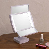 永井興産 キレイミラー 幅240×奥行100×高さ235mm ホワイト NK-2710WH 1個