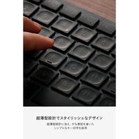 エレコム キーボード マルチペアリング 充電式 ミニサイズ パンタグラフ式 ブラック TK-PN1075MPABK 1個
