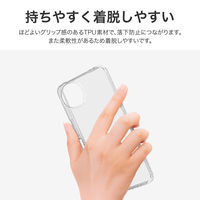 AQUOS wish5 ソフトケース クリア TPU 着脱簡単 ストラップホール付（直送品）