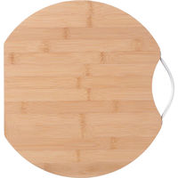 不二貿易 まな板 32cm D型 竹製 持ち手付き バンブーカッティングボード 460224 1個（直送品）