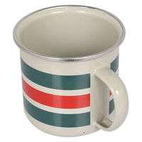 ダルトン マグカップ 360ml SS RIM ENAMELED MUG グリーン×レッド×グリーン 478603 1個（直送品）