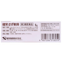 健栄きず軟膏5g 健栄製薬 きり傷、さし傷、すりむき傷、靴ずれ、やけど等の患部の殺菌・消毒【第3類医薬品】
