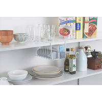 パール金属 キッチンバスケット 吊戸棚用 スキット ハンガーバスケット スリム 深型 480137 1個（直送品）