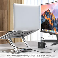 UNITEK 360° Rotating Laptop Stand with Hub D1109A 1個
