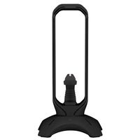 センチュリー 3 in 1 ヘッドホンスタンド ブラック CRC-HSMBU3BK2 1個