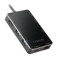 センチュリー TerminalーC ドッキングステーション 8 in 1 CD-UHSL25P100 1個