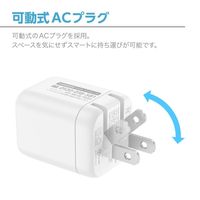 センチュリー PD20W対応コンセント用充電器 AC20PD-XWH 20W PowerDelivery AC Charger White 1個