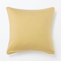 無印良品 綿シンカーパイルクッションカバー ４３×４３ｃｍ用 ライトマスタード 良品計画