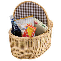 パール金属 ピクニックバスケット蓋付(オーバル)Large UT-1026 1個（直送品）