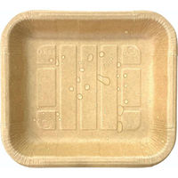 中央化学 紙トレー ナチュラルペーパートレー22-27 未晒 00773693 1ケース(600個(50個×12))（直送品）