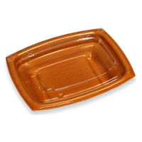 デンカポリマー 惣菜容器 夢デリLS10 木目新 00788660 1ケース(1200個(50個×24))（直送品）