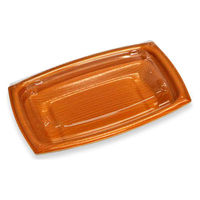 デンカポリマー 惣菜容器 夢デリLS20 木目新 00788674 1ケース(900個(50個×18))（直送品）