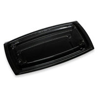 デンカポリマー 惣菜容器 夢デリLS40 黒 00788685 1ケース(900個(50個×18))（直送品）