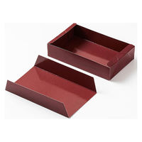 愛宝 寿司容器 寿司折 H-22-7 赤木目1.5合折 1ケース(400個(100個×4))（直送品）