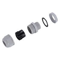 タカチ電機工業 多芯型ケーブルグランド φ25.2 5穴 ブラック RMH25-5B 1個（直送品）