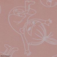 【アウトレット】MOOMIN ムーミン ラインピンク ラグマット 約H50×W80cm 1枚 丸眞