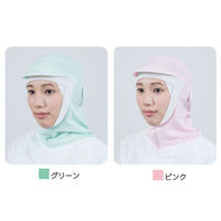 日本フィットフード 衛生用帽子 フィットフード FH-351P ピンク L 00516442 1袋(5個)（直送品）