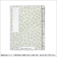 ササガワ 店舗用品 31-141 芳名帳 紙表紙 郵便番号枠付き 5行罫 草 1ケース(1個)（直送品）