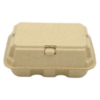 日本モウルド工業 弁当容器 パルボックス(小)茶 42052 1ケース(200個(1個×200))（直送品）