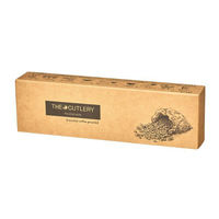 内海産業 カトラリー ザ・カトラリー(コーヒーグラウンド配合)#sustainable 2708701 1ケース(100個(1個×100))（直送品）