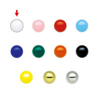 ササガワ イベント用品 37-7800 抽選球 直径12mm 白 100個入 1ケース(1個)（直送品）