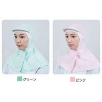 日本フィットフード 衛生用帽子 フィットフード FH-210P ピンク L 00505046 1袋(5個)（直送品）