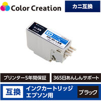カラークリエーション エプソン（EPSON）用 互換インク CC-EKNIL-BK ブラック KNI-BK-L互換 カニ 1個（直送品）