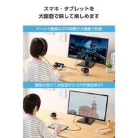 変換ケーブル USBタイプC-HDMI ミラーリング対応 1m MPA-CHDMI10BK3 エレコム 1個（直送品）