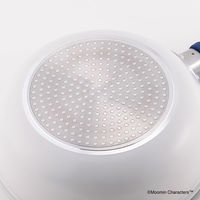 深型フライパン 炒め鍋 24cm IH/ガス火対応 ホワイト ムーミン 000DW5802 1個 特定PFAS※フリー 貝印