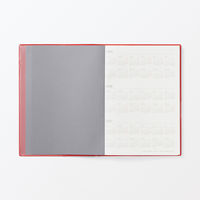 無印良品 月曜始まりマンスリー ウィークリースケジュール帳 ２０２５年１２月始まり Ａ５ 赤 良品計画