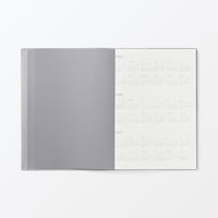 無印良品 月曜始まりマンスリー ウィークリースケジュール帳 ２０２５年１２月始まり Ｂ５ グレー 六輝 祝日 月齢なし 良品計画