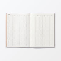 無印良品 日曜始まりマンスリースケジュール帳 ２０２５年１２月始まり Ｂ６ 良品計画