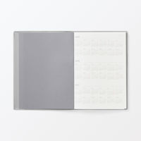 無印良品 月曜始まりマンスリー ウィークリースケジュール帳 ２０２５年１２月始まり Ｂ６ グレー 六輝 祝日 月齢なし 良品計画