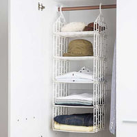 MISM 吊り下げラック レギュラー 5段 HR-R5 1セット(1個×8)（直送品）