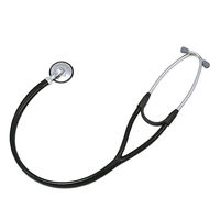 ケンツメディコ 聴診器ステレオフォネット ブラック シングルタイプ 軽量日本製 ドクター向け NO.333 1個（直送品）